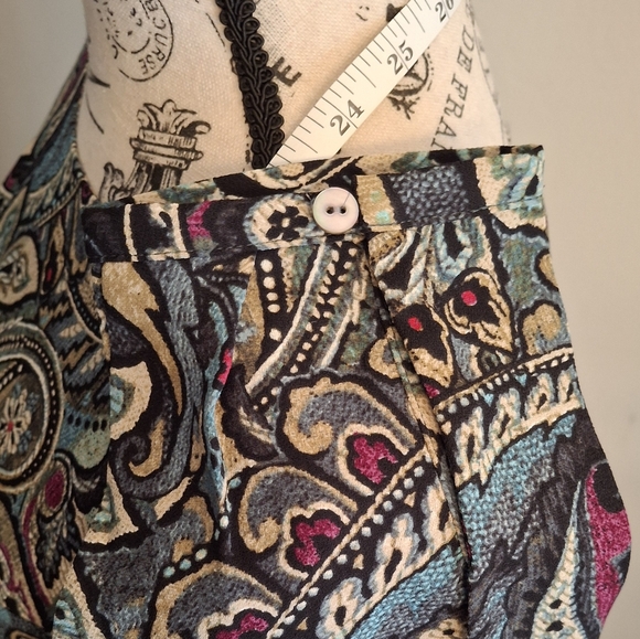 J. Jill layered Paisley blouse - Picture 4 of 6